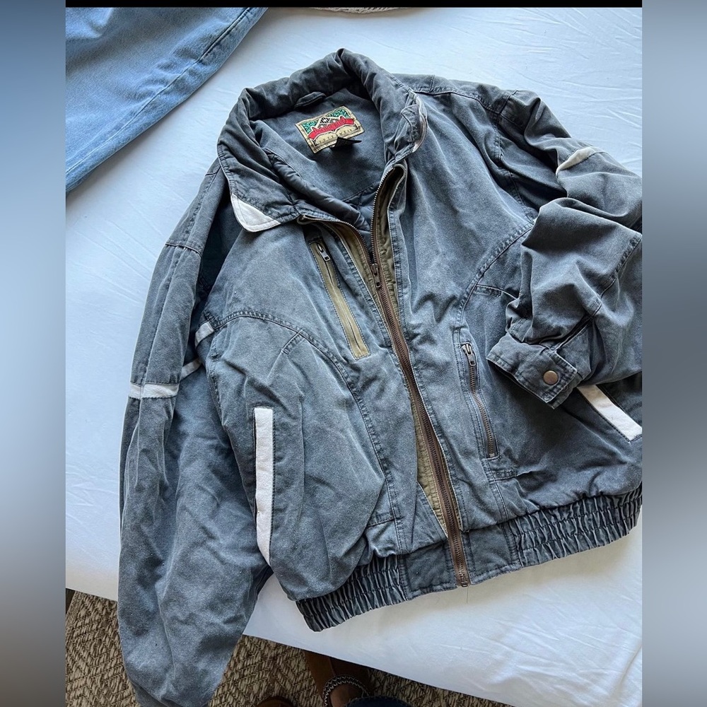 Anchor Blue Bomber Jacket
